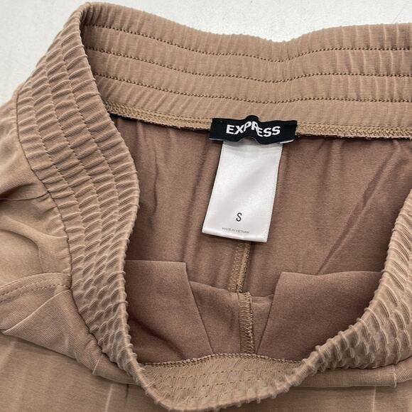 EXPRESS Women’s Small Tan Brown Lounge Jogger Pant - Picture 3 of 4